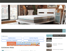 Tablet Screenshot of colchonysommier.com